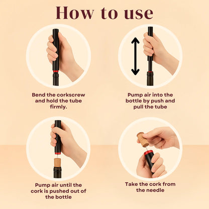 Wine Corkscrew AéroPump™
